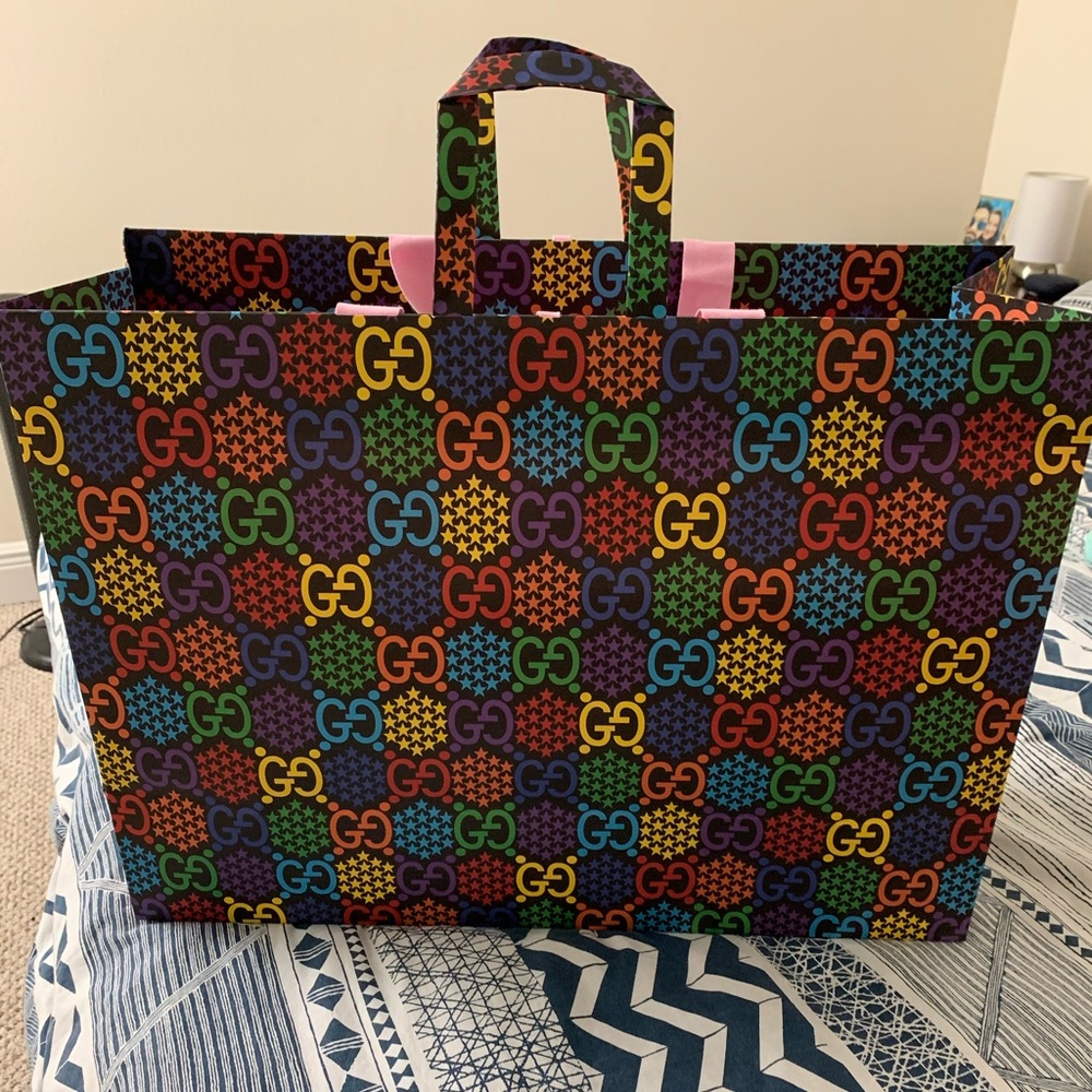 Gucci large shopping bag.
